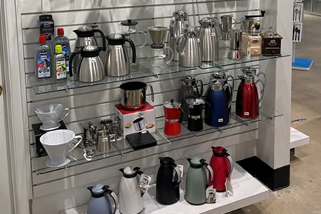 Frieling product kettles display Source One Marketing